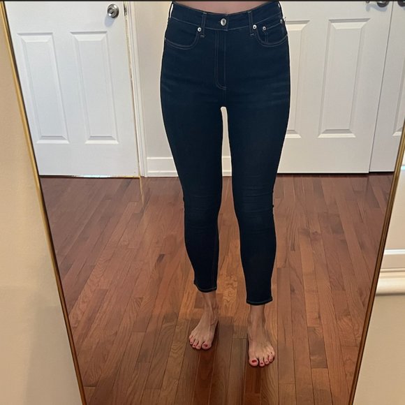 rag & bone Denim - Rag and Bone Dark Wash Skinny Jeans (Size 28)